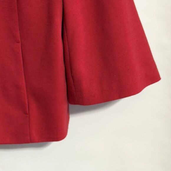 Dressbarn Woman XL Blazer Jacket w/ 2 Large Buttons Red & Black Polyester - Picture 3 of 10